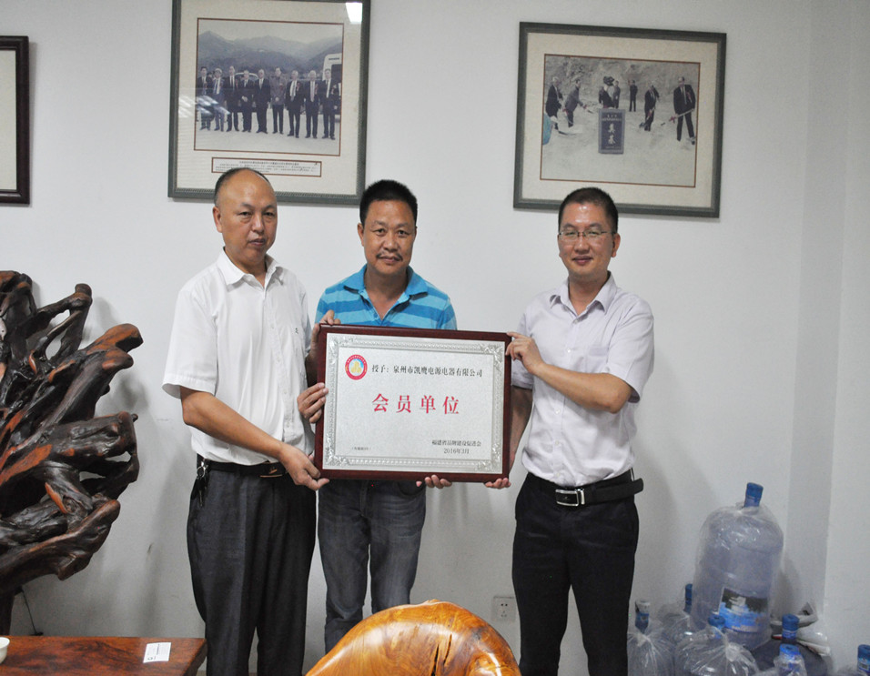 福建省品牌建设促进会秘书长刘文镇为凯鹰电器公司授牌_副本.jpg